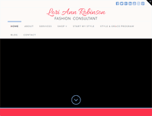 Tablet Screenshot of loriannrobinson.com